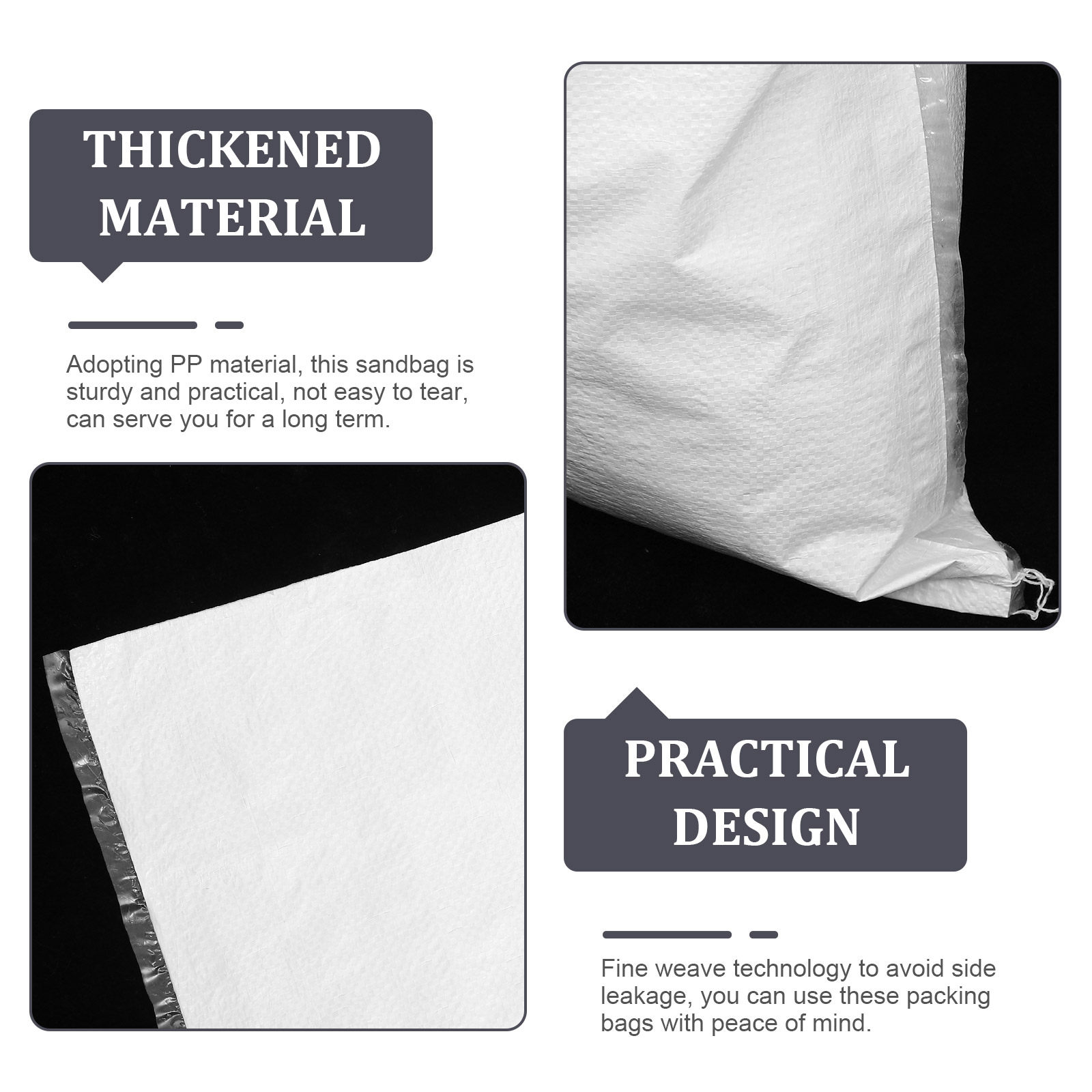 5Pcs Heavy Duty Waterproof Flo - Flood Barrier Bag recension och pris
