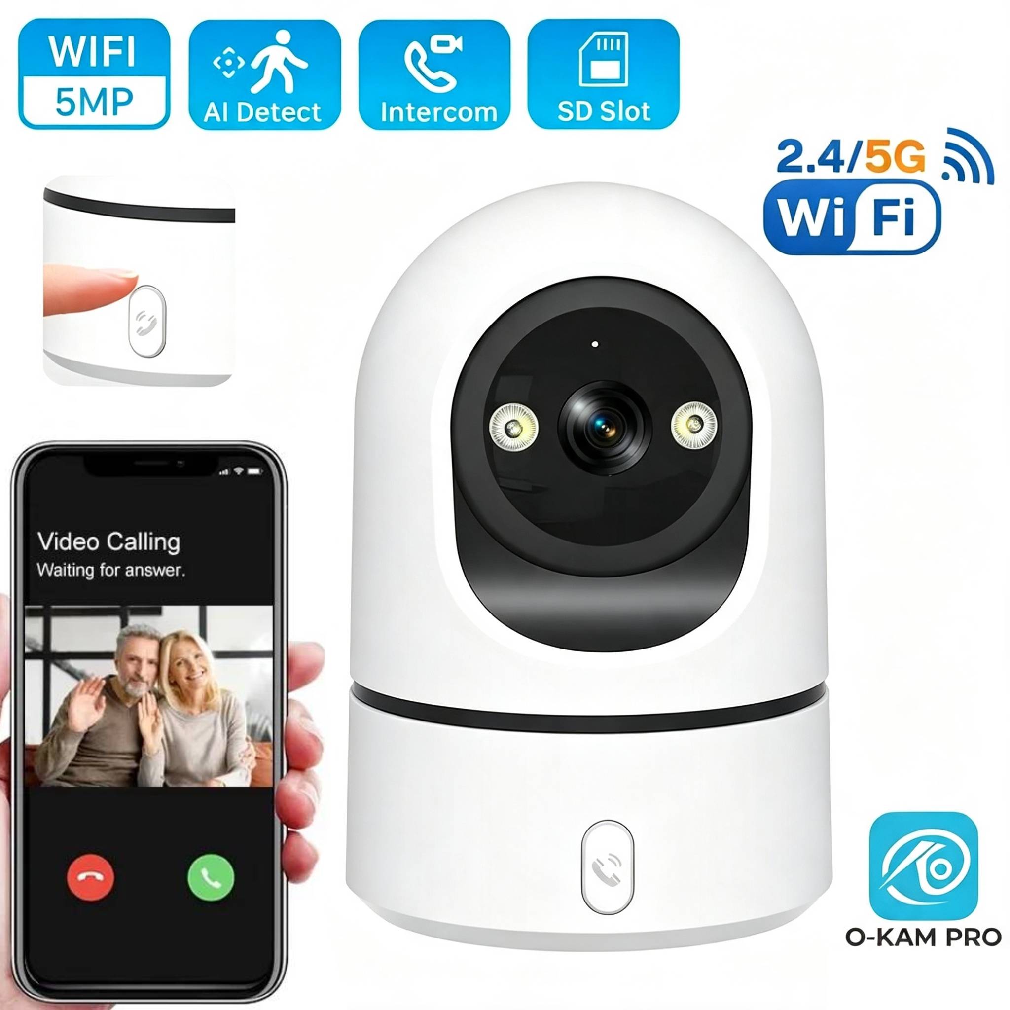 2.4G/5G WiFi Indoor Baby Monit - Eufy Camera E220 recension och pris