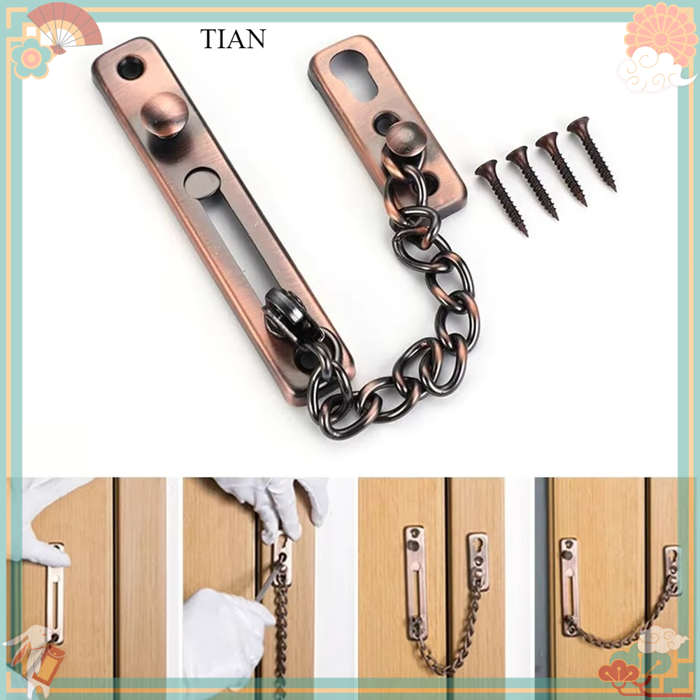 Door Chain with Lock Door Lock - Security Chain Door recension och pris
