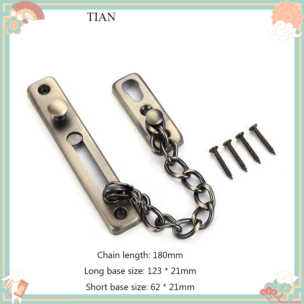 Door Chain with Lock Door Lock - Security Chain Door recension och pris