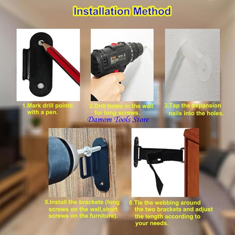 57BE Flexible Stainless Steel  - Earthquake Anchor Strap recension och pris
