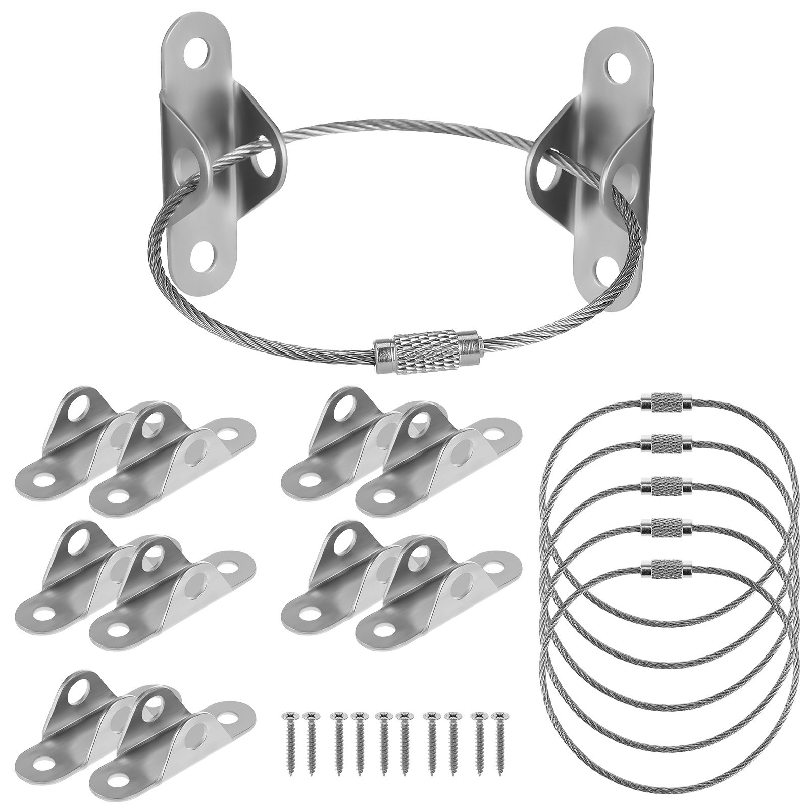 6 set Anti-Tip Furniture Ancho - Earthquake Anchor Strap recension och pris
